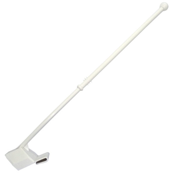 flagpole autocar pole white