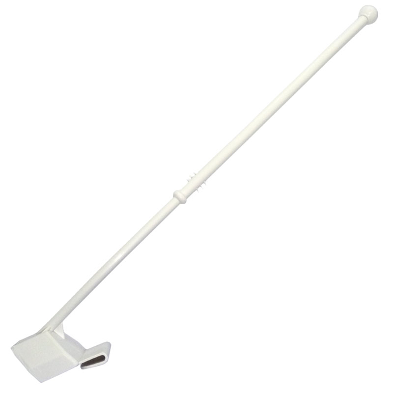 flagpole autocar pole white