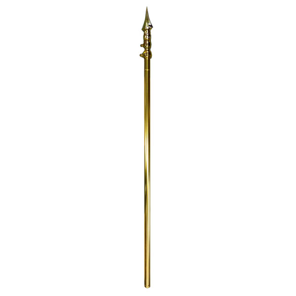 Indoor Flag Pole Aluminum - Gold | The Flag Shop