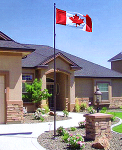 Telescopic Flag Pole for Outdoor | The Flag Shop