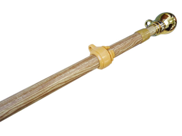 62 Flag Pole Outdoor Woodgrain