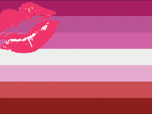 Lipstick Lesbian Pride Flag
