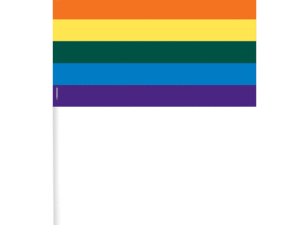 Pride Paper Stick Flags