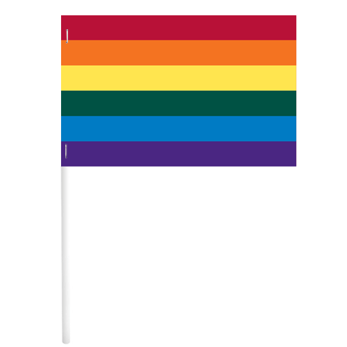 Pride Paper Stick Flags