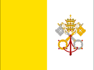 Religious Vatican Flags