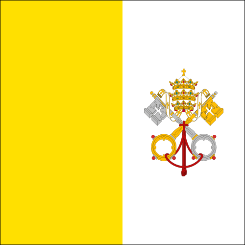 Religious Vatican Flags
