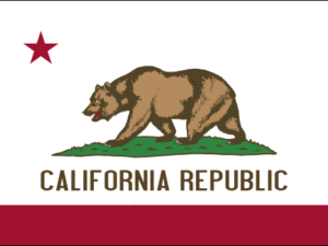 California Flag USA State