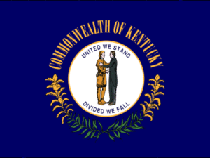 Flag USA State Kentucky