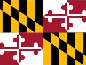 Maryland USA State Flag