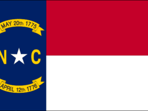 North Carolina USA State Flag