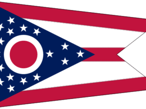 Flag of USA State of Ohio