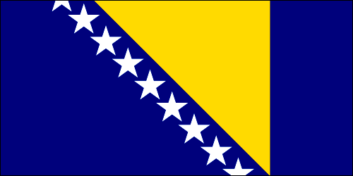 Bosnia Herzegovina World Flag