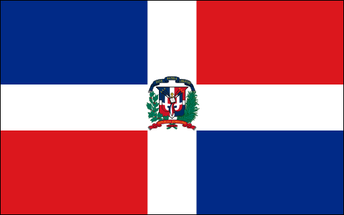 World Dominican Republic Flag