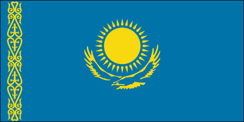 Flag of Kazakhstan