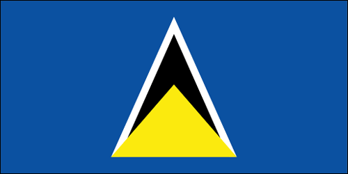 St. Lucia Flag | Caribbean Flags | World Flags