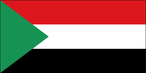 National Flag World Sudan