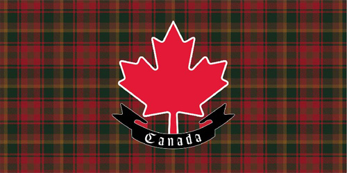 Maple Leaf Tartan | Canada Tartan | Canadian Scottish Heritage