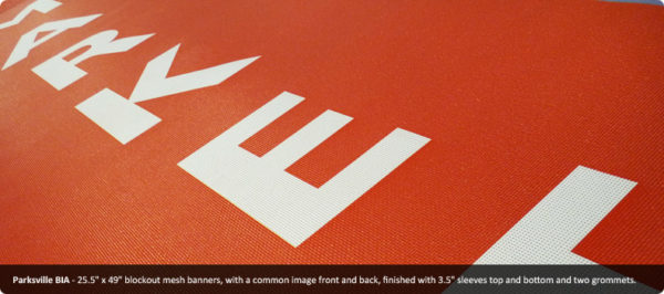 Mesh Banner Printing | The Flag Shop