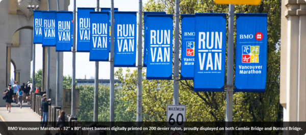 Street Pole Banners - BMO | The Flag Shop
