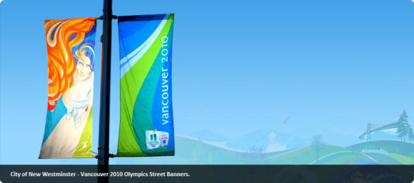 Street Banners (Pole Banners) New West | The Flag Shop