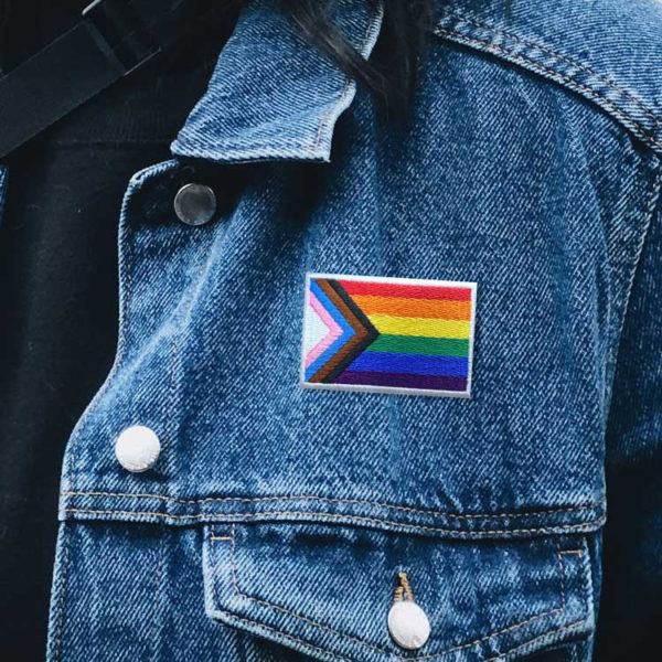 Inclusive Pride Flag Patch For Jacket - The Flag Shop