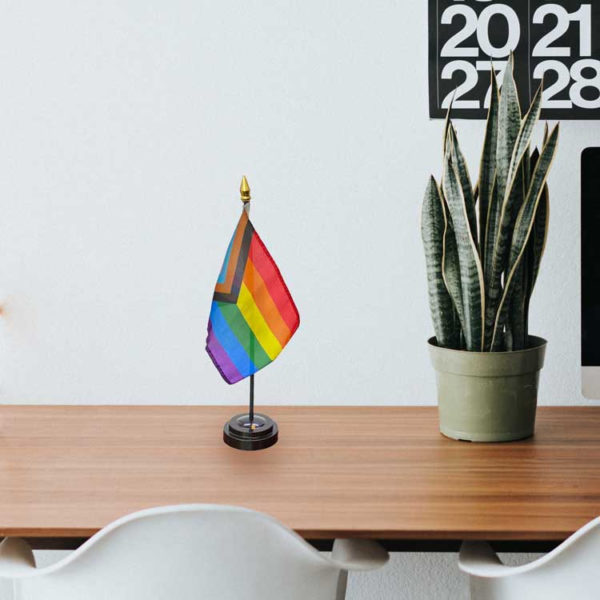 Inclusive Desk Pride Rainbow Flag - The Flag Shop