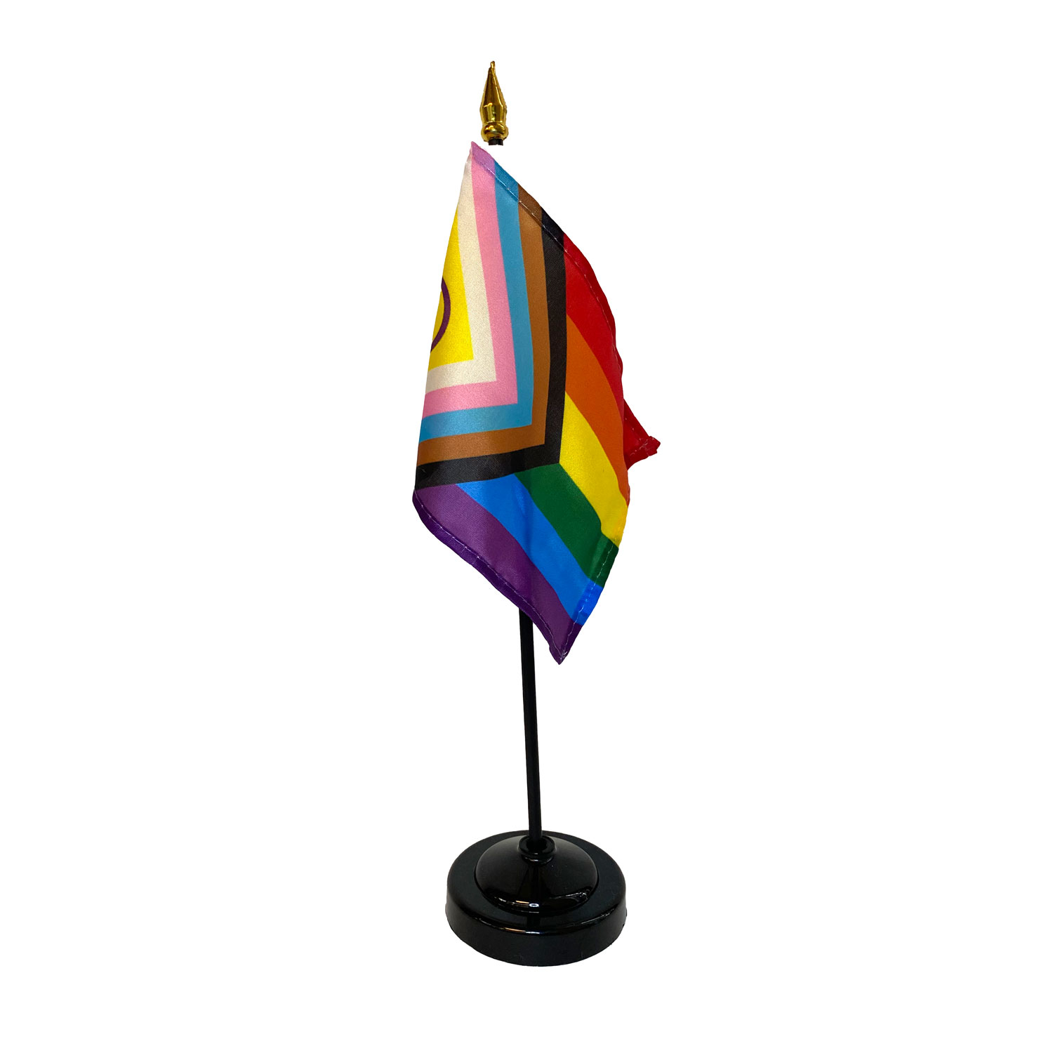Intersex Inclusive Pride Stick Flag Base | The Flag Shop