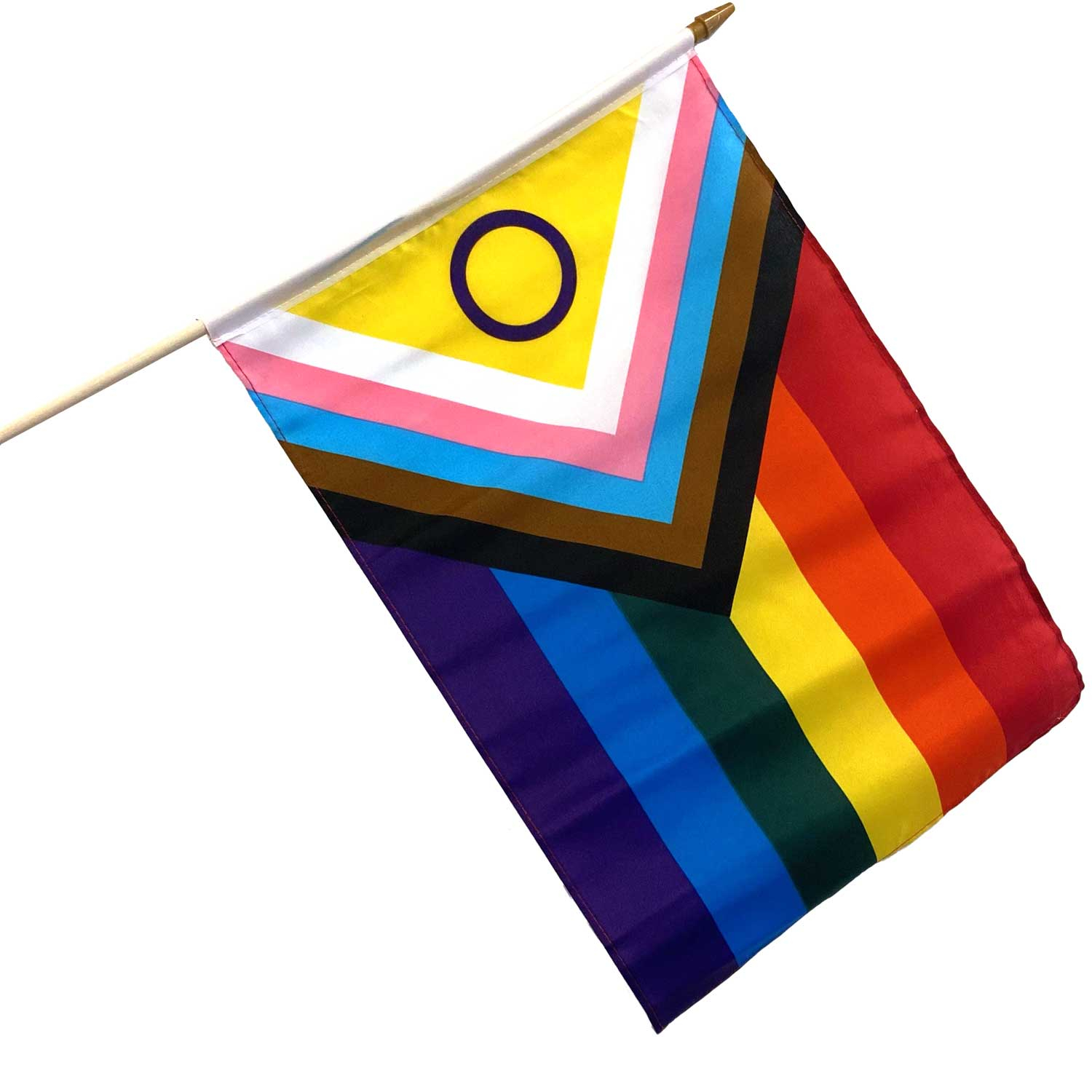 Intersex Pride Stick Flag - The Flag Shop