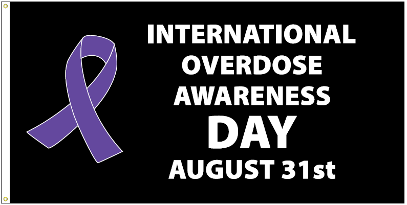 International Overdose Awareness Day Flag - Social Justice Flags - Other Flags & Banners