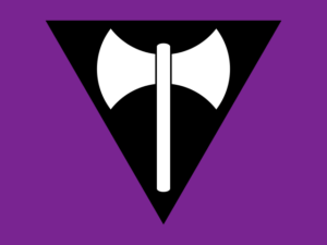 Labrys Lesbian Pride Flag - The Flag Shop