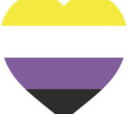Non-Binary Tattoo - Heart - Tattoos | The Flag Shop