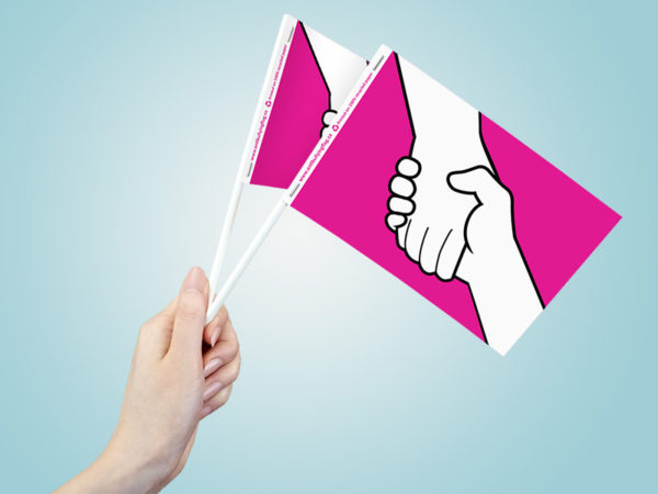 Anti-Bullying Paper Flags