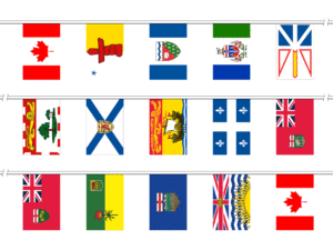 Provincial Flag Pennant String