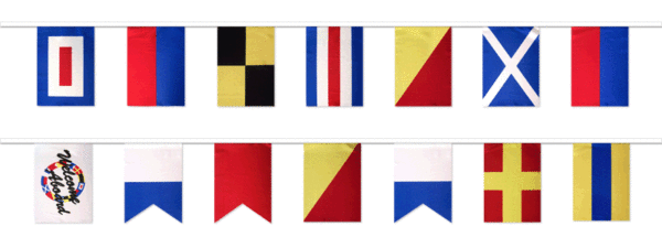 Code Flag Pennant Strings