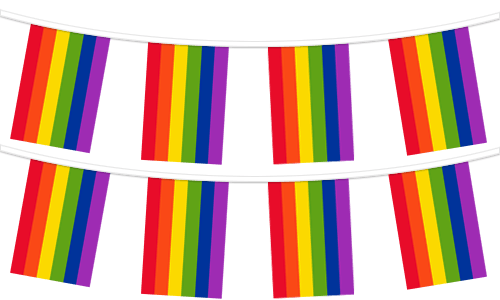 Pride Flag Pennant String