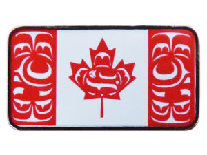Canadian Indigenous Flag Enamel Pin