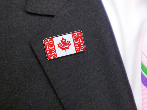 Canadian Native Flag Pin