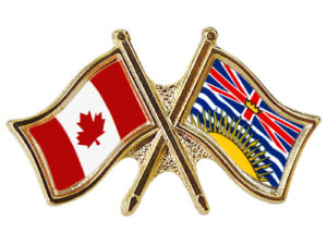 Canada-BC Crossed Pin