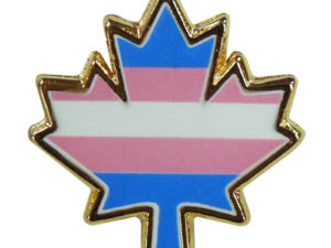 Maple Leaf Transgender Pin - The Flag Shop