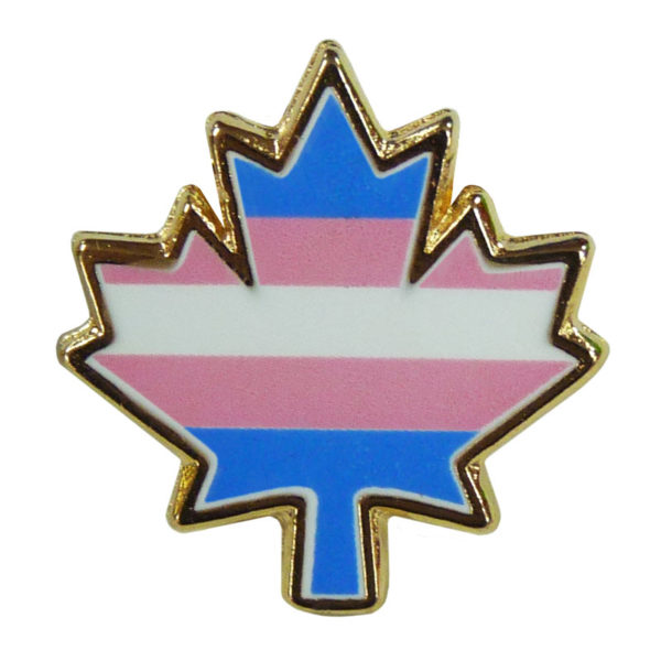 Maple Leaf Transgender Pin - The Flag Shop