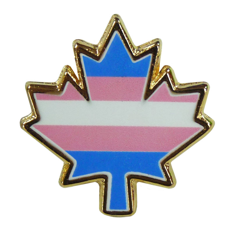 Maple Leaf Transgender Pin - The Flag Shop