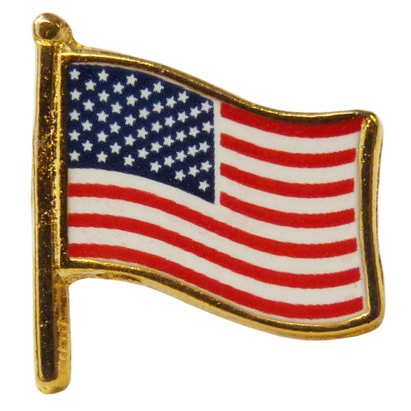 USA Flag Pin Enamel
