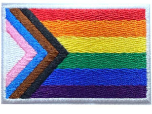 Progress Pride Rainbow Flag Embroidered Patch - The Flag Shop