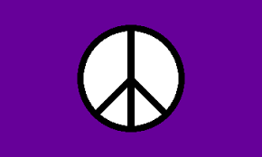 Peace Purple Flag