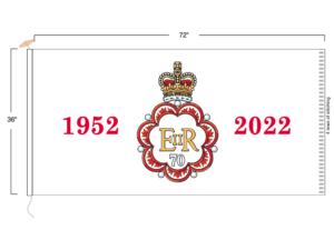 Queen's Platinum Jubilee Flag | The Flag Shop