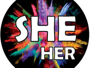 She Her Button - The Flag Shop
