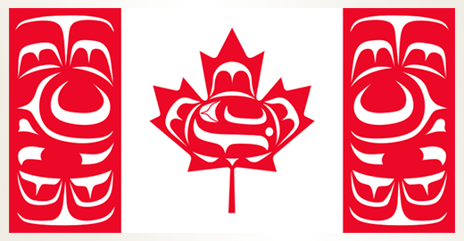 Canadian Native Flag Tattoos