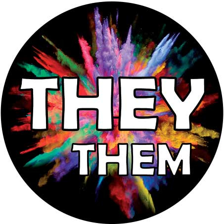 They/Them Button | The Flag Shop