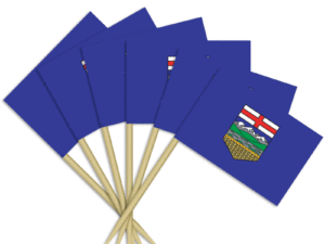 Alberta Toothpick Flags