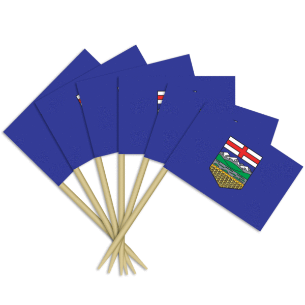 Alberta Toothpick Flags